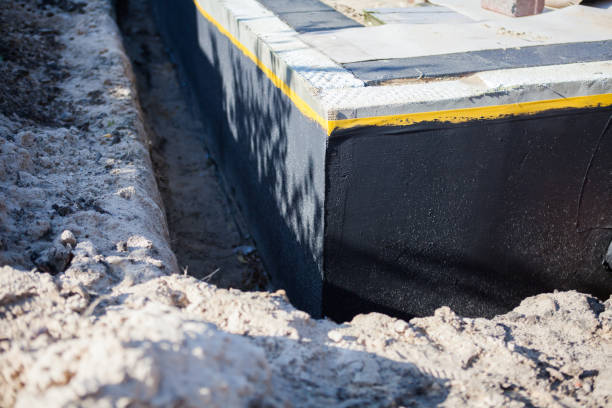 Professional Emergency Waterproofing technician working in Rudolph, WI